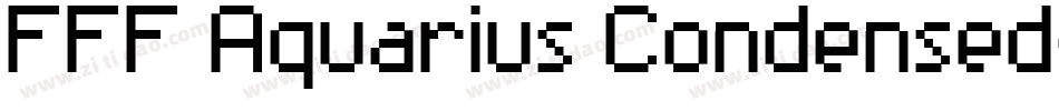 FFF Aquarius Condensed字体转换